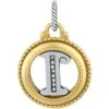 ABC Monogram Charm -Fashion Accessories Store abc monogram charm silver gold 0
