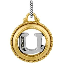 ABC Monogram Charm -Fashion Accessories Store abc monogram charm silver gold 0 ad265305 1dac 4bb4 932d c9da1c11f11b
