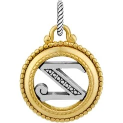 ABC Monogram Charm -Fashion Accessories Store abc monogram charm silver gold 2 bc5bcdff 0000 432e a107 a7dddd54e357