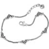 Alcazar Heart Anklet -Fashion Accessories Store alcazar heart anklet silver 0