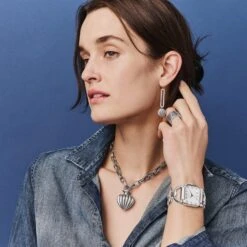 Amphora Statement Necklace -Fashion Accessories Store amphora statement necklace silver 3 d737fd25 a88e 41b1 9a50 73571ab97266