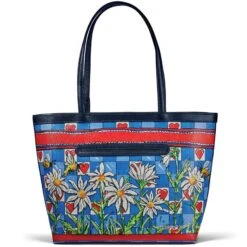 Bee Happy Large Tote -Fashion Accessories Store bee happy large tote multi 2 610fd2b1 b54c 4c72 b086 7ee16a98ef8a