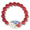 Blossom Hill Rouge Stretch Bracelet -Fashion Accessories Store blossom hill rouge stretch bracelet red multi 0