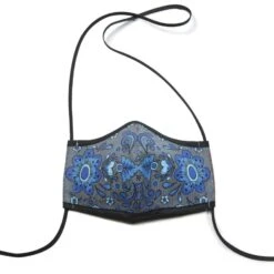 Blue Floral Face Mask (2 Pack) -Fashion Accessories Store blue floral face mask 2 pack multi 4