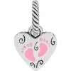 Brighton Baby Charm -Fashion Accessories Store brighton baby charm silver pink 0