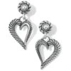 Callie Love Heart Post Drop Earrings 2 Callie Love Heart Post Drop Earrings -Fashion Accessories Store callie love heart post drop earrings silver 0 c0d2b9e4 f528 4a59 b28a d8a4e8e3524f