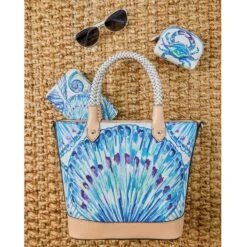 Calypso Embroidered Tote -Fashion Accessories Store calypso embroidered tote multi 3