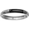 Catania Hinged Bangle 2 Catania Hinged Bangle -Fashion Accessories Store catania hinged bangle silver black 0 892fa406 5693 4b40 97c6 2e616f32bd33