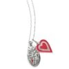 Cherish And Love Necklace -Fashion Accessories Store cherish and love necklace silver red 0 f38788fd 4bdc 471b a8b2 58b05f10a212