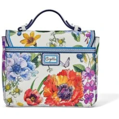 Clarette Flap Cross Body Bag -Fashion Accessories Store clarette flap cross body bag white multi 2