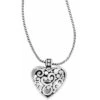 Contempo Heart Badge Clip Necklace 1 Contempo Heart Badge Clip Necklace -Fashion Accessories Store contempo heart badge clip necklace silver 0 93a1ef43 3762 4217 a0a9 7234b7ee6be1