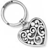 Contempo Heart Key Fob -Fashion Accessories Store contempo heart key fob silver 0 4090bb4a f6fd 4e94 91a3 1163a18e626d
