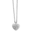 Contempo Heart Petite Necklace -Fashion Accessories Store contempo heart petite necklace silver 0