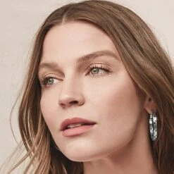 Contempo Large Hoop Earrings -Fashion Accessories Store contempo large hoop earrings silver 6