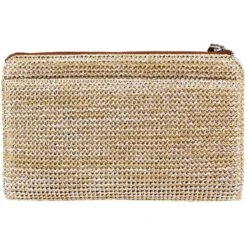 Contempo Straw Pouch -Fashion Accessories Store contempo straw pouch natural luggage 2
