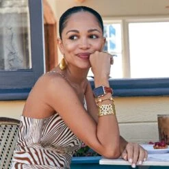 Contempo Wide Cuff Bracelet -Fashion Accessories Store contempo wide cuff bracelet gold 5