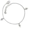 Cross Anklet -Fashion Accessories Store cross anklet silver 0