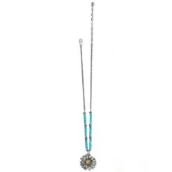 Daisy Dee Turquoise Necklace -Fashion Accessories Store daisy dee turquoise necklace silver turquoise 2