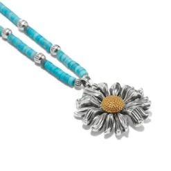Daisy Dee Turquoise Necklace -Fashion Accessories Store daisy dee turquoise necklace silver turquoise 3
