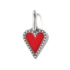 Dazzling Love Red Heart Charm Necklace -Fashion Accessories Store dazzling love red heart charm necklace silver red 2 32b6ef1d ae20 49ba 938e f6ee75957a14