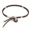Double Barrel Braid Belt -Fashion Accessories Store double barrel braid belt brown 0