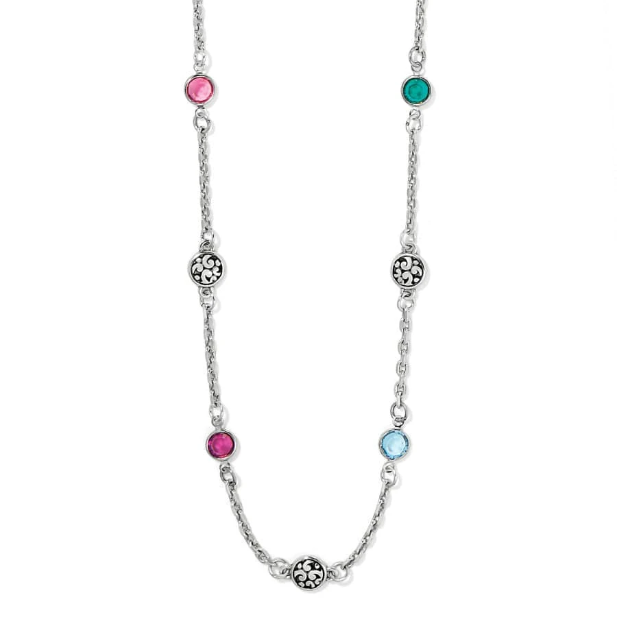 Elora Gems Drops Short Necklace 4 Elora Gems Drops Short Necklace - Image 2