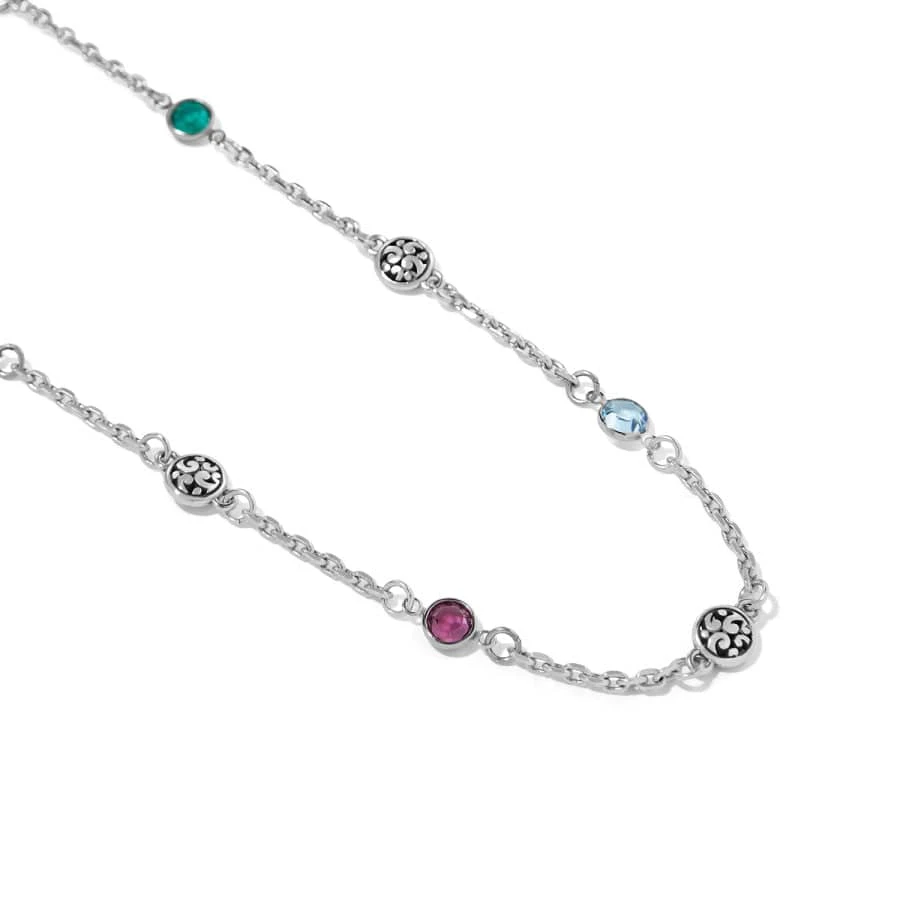 Elora Gems Drops Short Necklace 5 Elora Gems Drops Short Necklace - Image 3