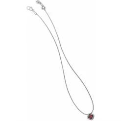 Eternity Knot Necklace -Fashion Accessories Store eternity knot necklace silver ruby 2