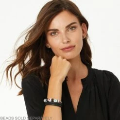 Fashionista Black Hearts Bead 7 Fashionista Black Hearts Bead -Fashion Accessories Store fashionista black hearts bead silver multi 2 10f691d7 56bc 4254 90de 73508dba2aec