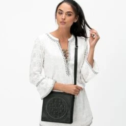 Ferrara Cross Body Organizer -Fashion Accessories Store ferrara cross body organizer black 4