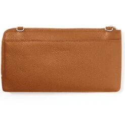 Ferrara Duet Zip Pouch 19 Ferrara Duet Zip Pouch -Fashion Accessories Store ferrara duet zip pouch brown white 2