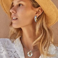 Ferrara Entrata Petite Necklace -Fashion Accessories Store ferrara entrata petite necklace silver gold 5