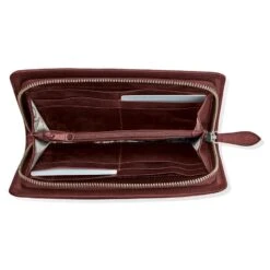 Ferrara Montecito Zip Wallet -Fashion Accessories Store ferrara montecito zip wallet garnet 1