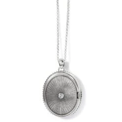 Fiona Convertible Locket Necklace -Fashion Accessories Store fiona convertible locket necklace silver white 2 b3e6247e b08f 4482 9794 446dbd7328f2