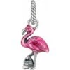 Flamingo Charm -Fashion Accessories Store flamingo charm silver pink 0 83053f27 e8b5 406f 8c0b b4847dd0c4fe