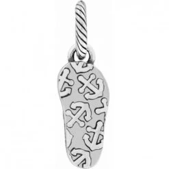 Flip Flop Charm 7 Flip Flop Charm -Fashion Accessories Store flip flop charm silver 2