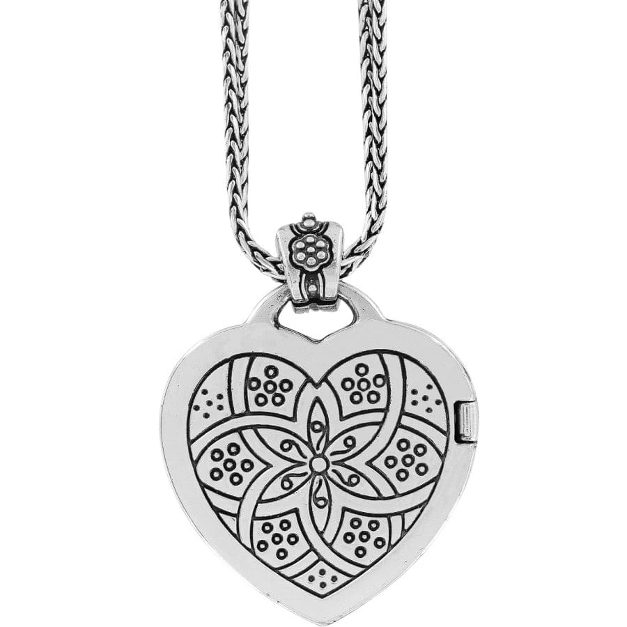Floral Heart Locket Necklace 5 Floral Heart Locket Necklace - Image 3