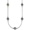 Florette Short Necklace 1 Florette Short Necklace -Fashion Accessories Store florette short necklace silver multi 0