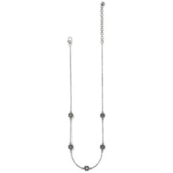 Florette Short Necklace -Fashion Accessories Store florette short necklace silver multi 1