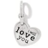 Forever Be Loved Charm -Fashion Accessories Store forever be loved charm silver 0 49943454 354b 4d14 9c80 580b8daac11f