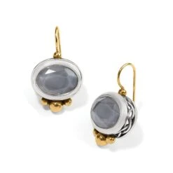 Golden Moon French Wire Earrings 7 Golden Moon French Wire Earrings -Fashion Accessories Store golden moon french wire earrings gold 1