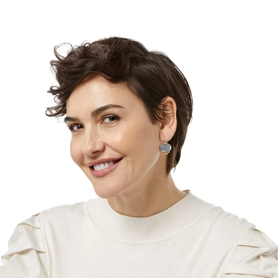 Golden Moon French Wire Earrings 6 Golden Moon French Wire Earrings - Image 4