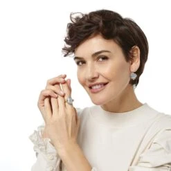 Golden Moon Ring 7 Golden Moon Ring -Fashion Accessories Store golden moon ring gold grey 2