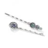 Halo Bobby Pin Set -Fashion Accessories Store halo bobby pin set silver tanzanite 0 1bb26564 d10b 4924 b95f 067c9d2606ef