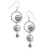 Halo Radiance French Wire Earrings -Fashion Accessories Store halo radiance french wire earrings silver tanzanite 0 6e31aa46 17ba 4b63 9aea 31a152f11795