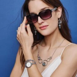 Halo Radiance French Wire Earrings 7 Halo Radiance French Wire Earrings -Fashion Accessories Store halo radiance french wire earrings silver tanzanite 2 64e5205a af9c 407e b725 e59f740415b0