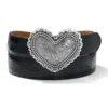 Heart Of Silver Belt 1 Heart Of Silver Belt -Fashion Accessories Store heart of silver belt black 0