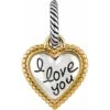 I Love You Charm -Fashion Accessories Store i love you charm silver gold 0