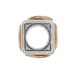 Ice Cube Bead -Fashion Accessories Store ice cube bead gold silver 1