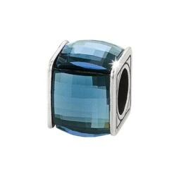 Ice Cube Bead -Fashion Accessories Store ice cube bead silver blue 2
